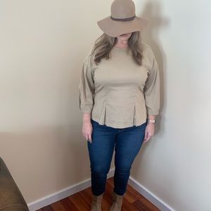 Banana Republic peplum top